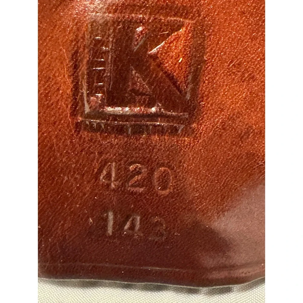 Triple K 420 Secret Agent Holster RH 420-5 S&W 945 Brown Leather Snap